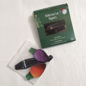 Reflective Car Magnets Christmas Light Bulbs Strand Parade Decor